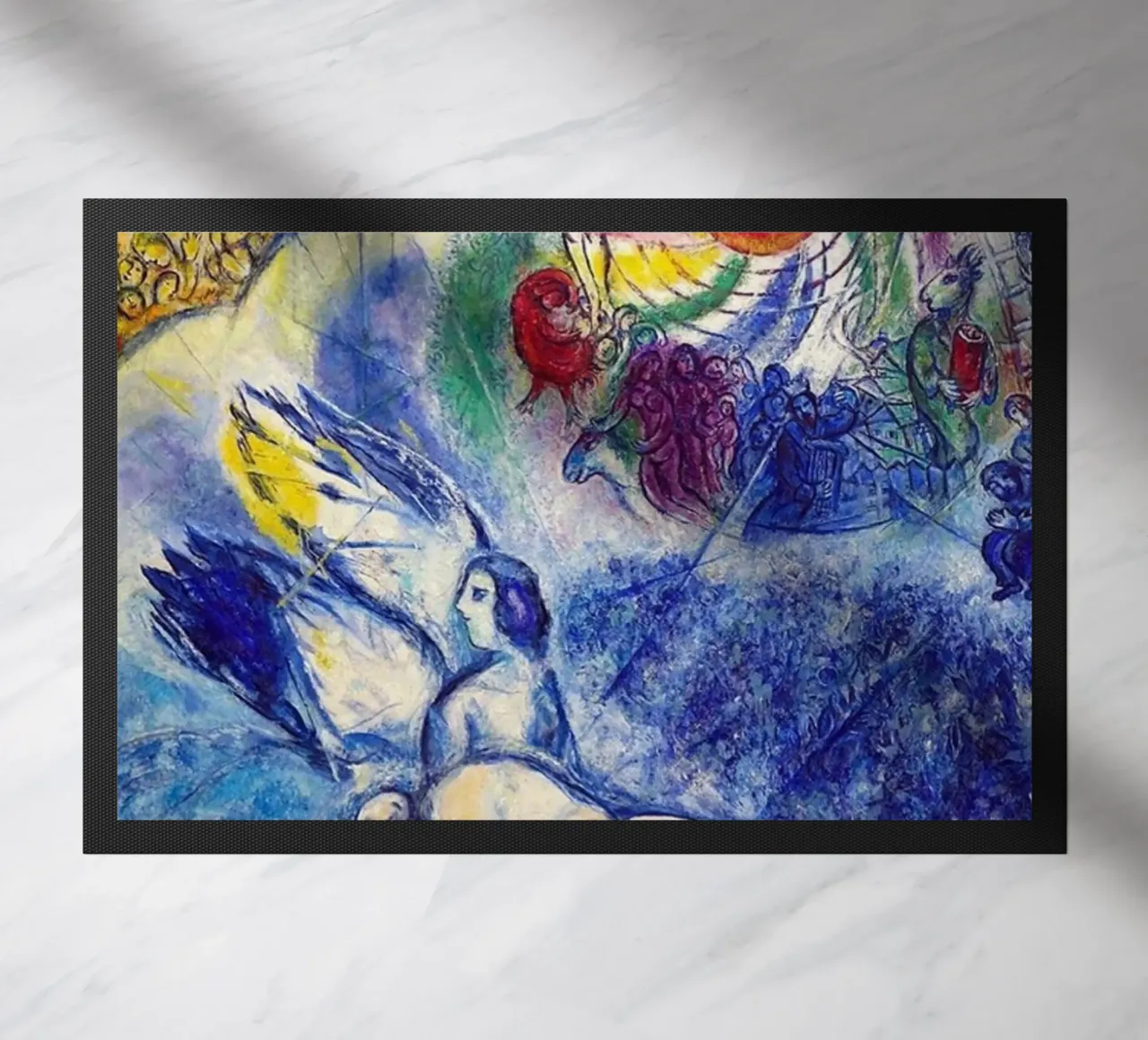 Marc Chagall LA CRÉATION DE L'HOMME 1956-1958 doormat by DuncanBennett shop