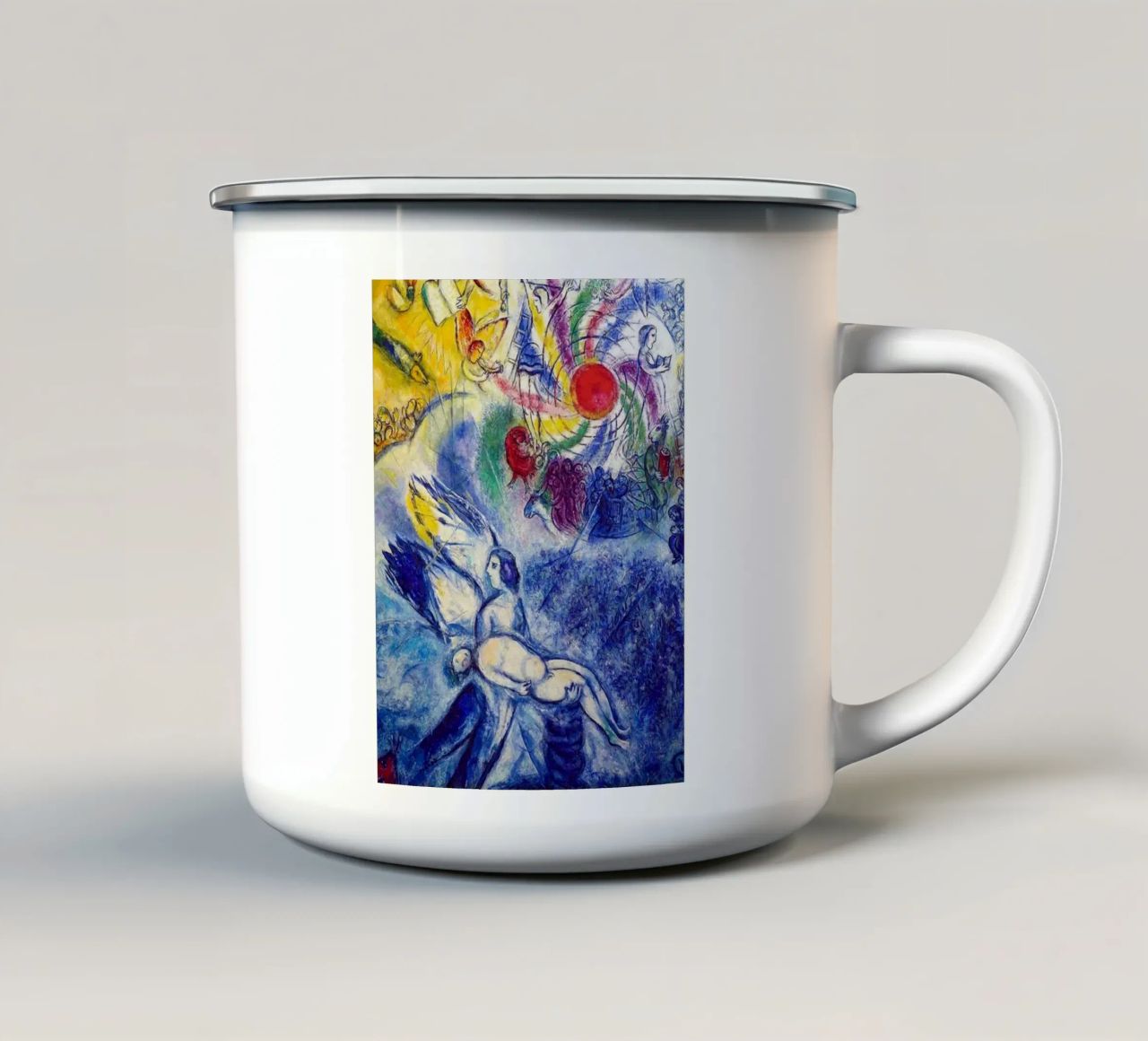 Marc Chagall LA CRÉATION DE L'HOMME 1956-1958 tazza in smalto da DuncanBennett shop