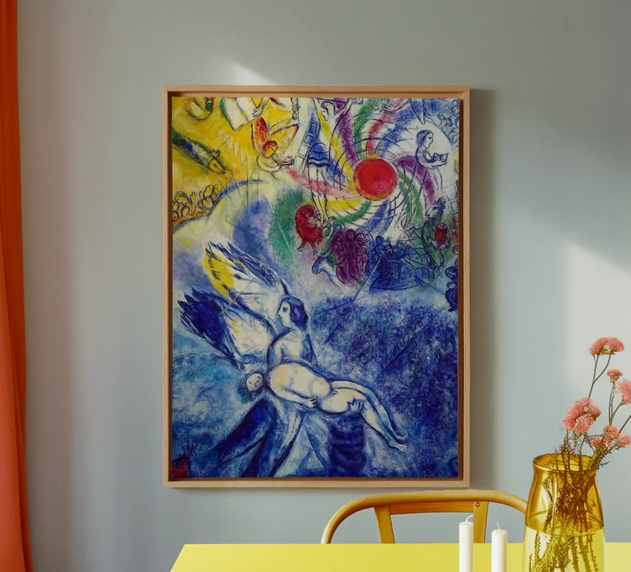 Marc Chagall LA CRÉATION DE L'HOMME 1956-1958 canvas by DuncanBennett shop