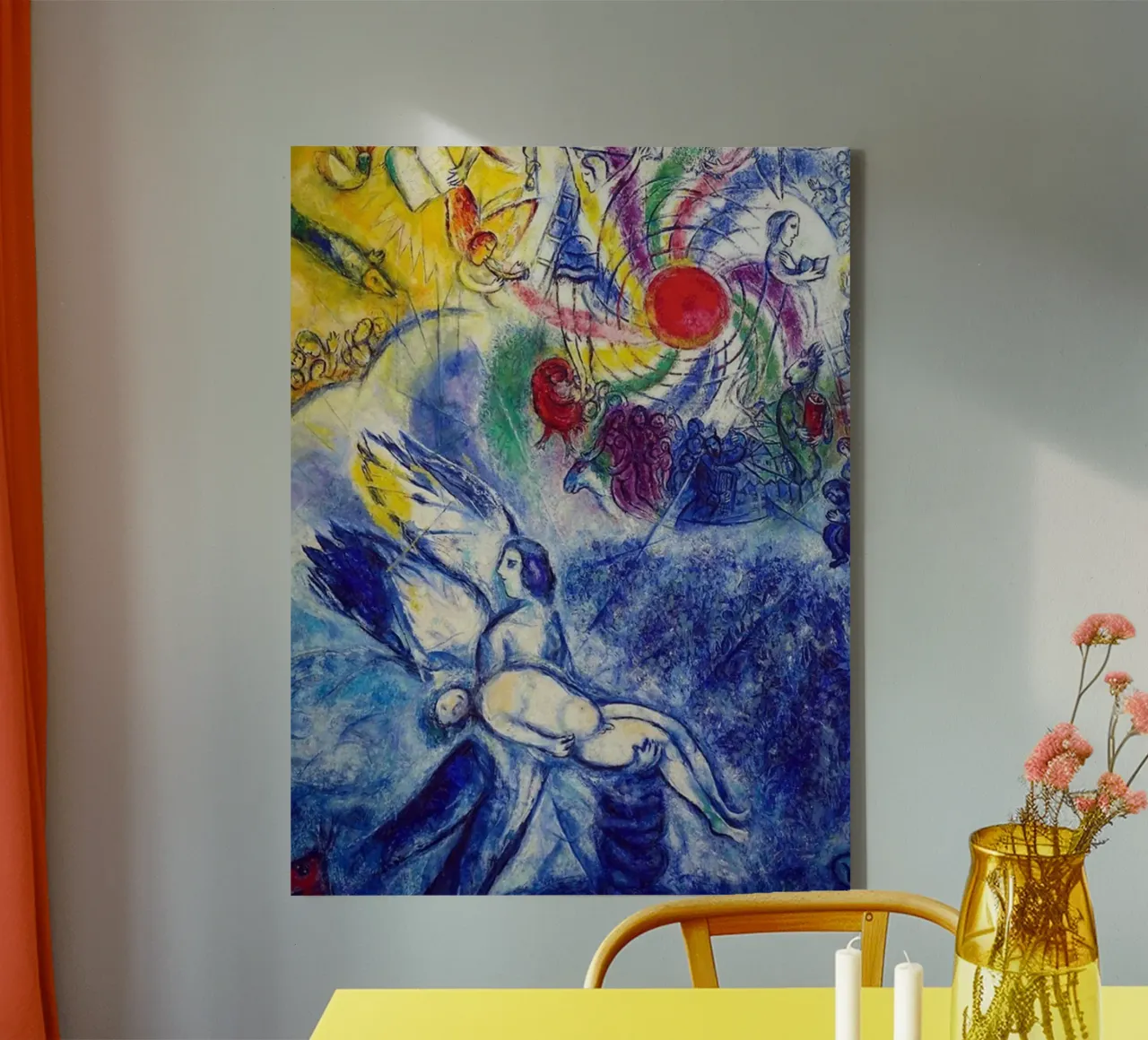 Marc Chagall LA CRÉATION DE L'HOMME 1956-1958 canvas by DuncanBennett shop