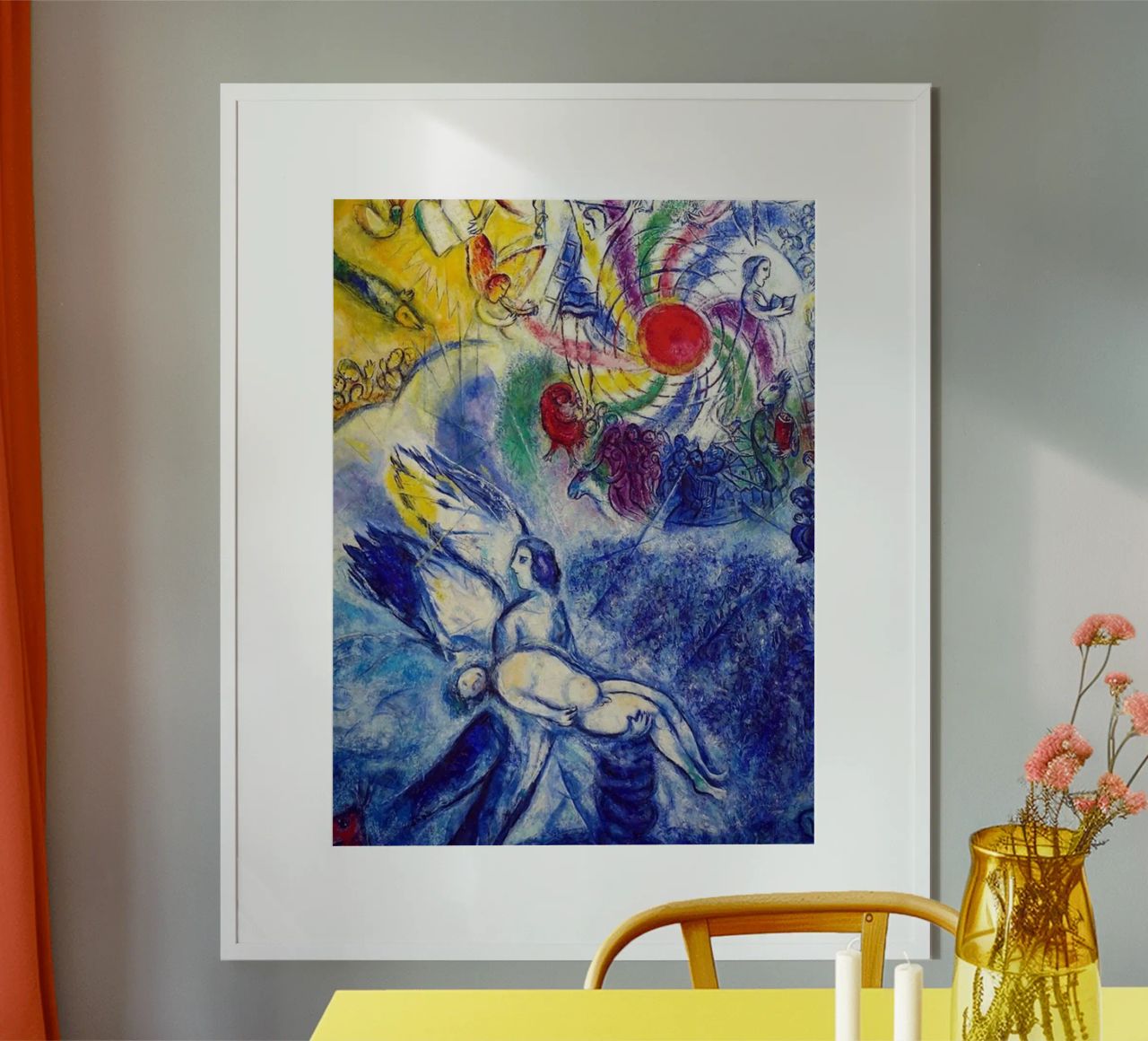 Marc Chagall LA CRÉATION DE L'HOMME 1956-1958 poster de DuncanBennett shop
