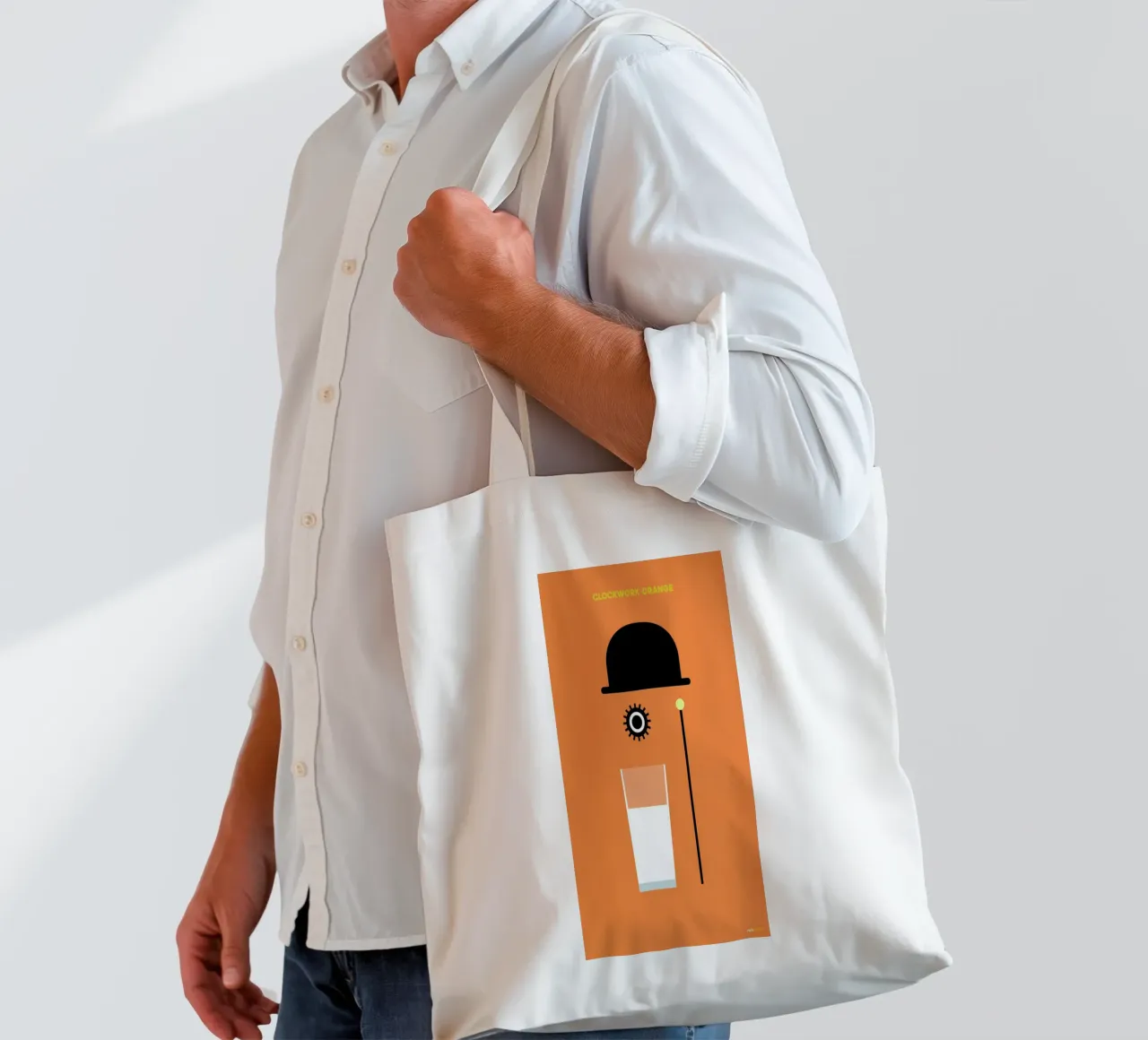 Clockwork borsa in juta da Rafa Gomes