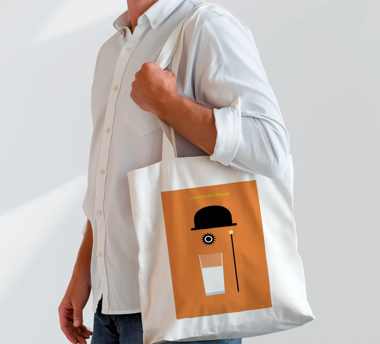 Clockwork borsa in juta da Rafa Gomes