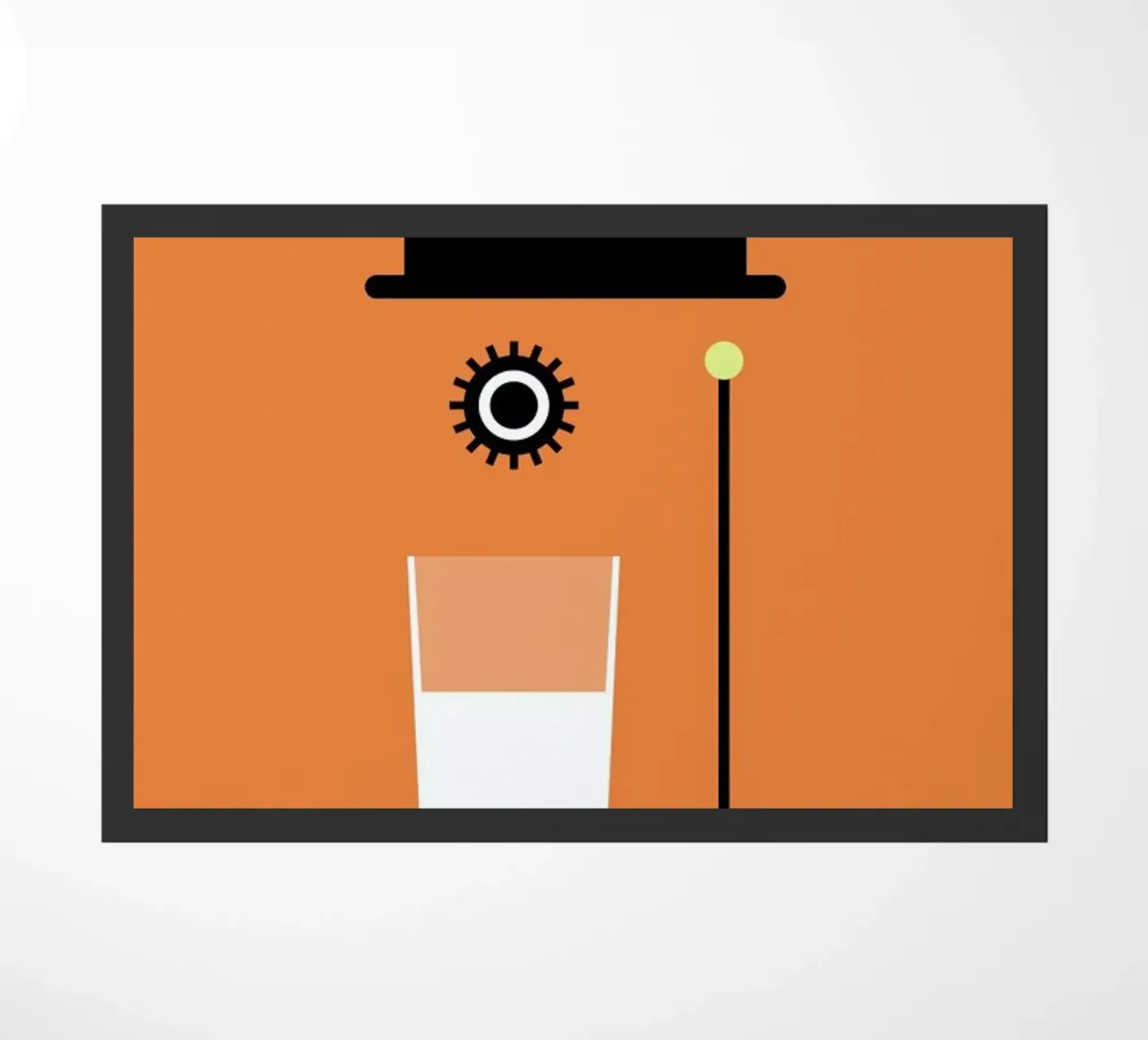 Clockwork doormat by Rafa Gomes