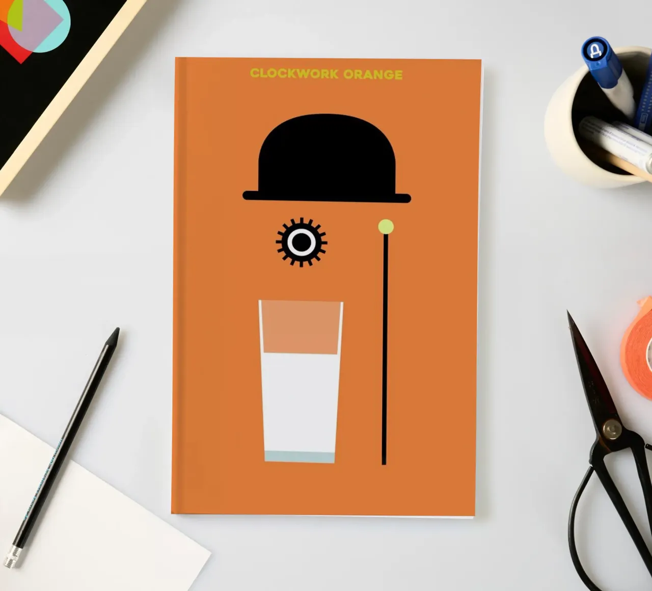 Clockwork notebook by Rafa Gomes