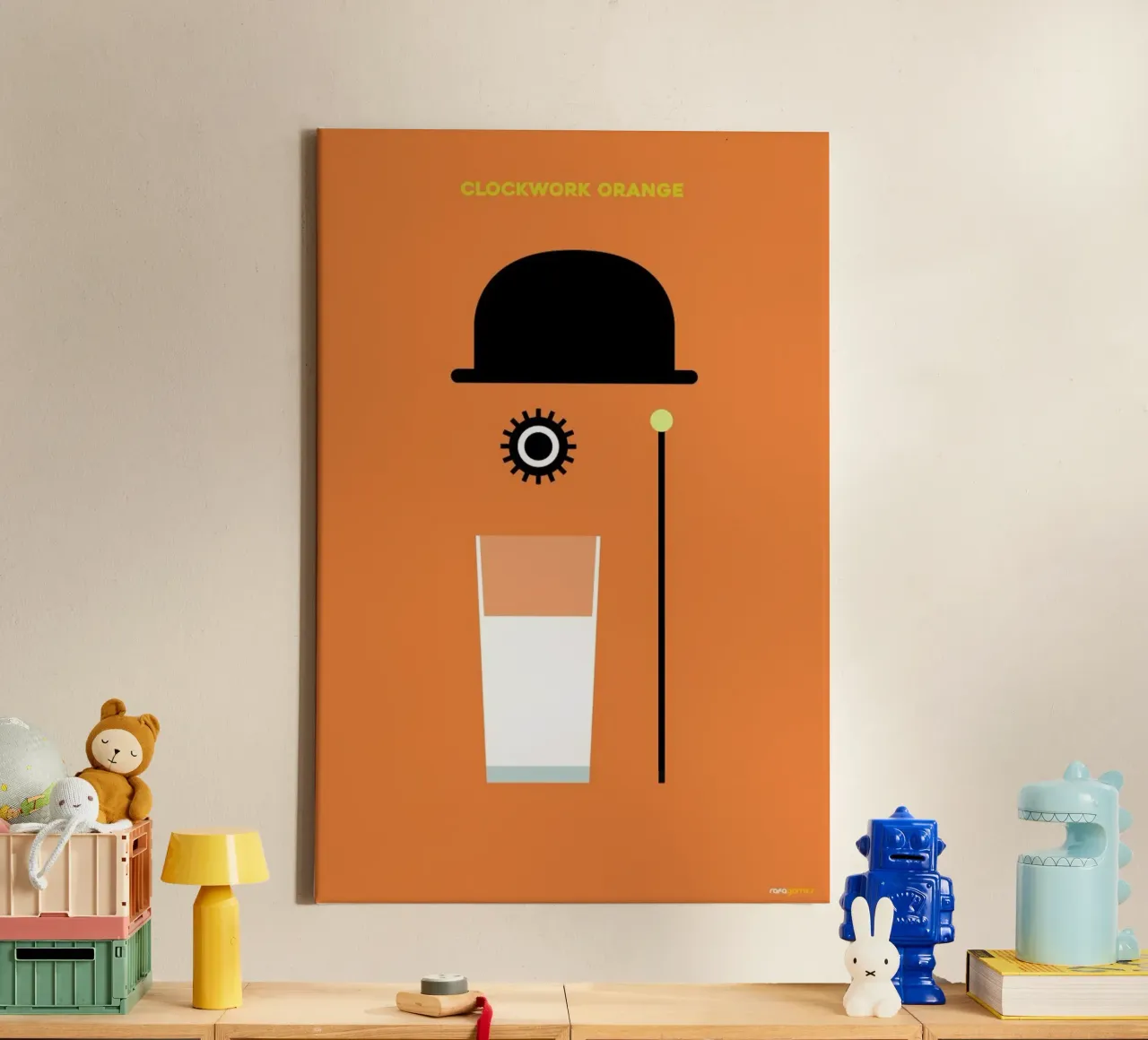 Clockwork tela con Cornice a cassetta da Rafa Gomes