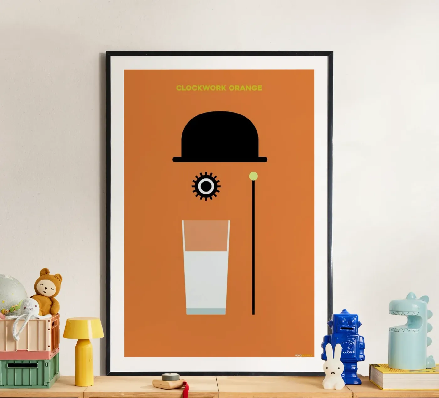 Clockwork poster van Rafa Gomes