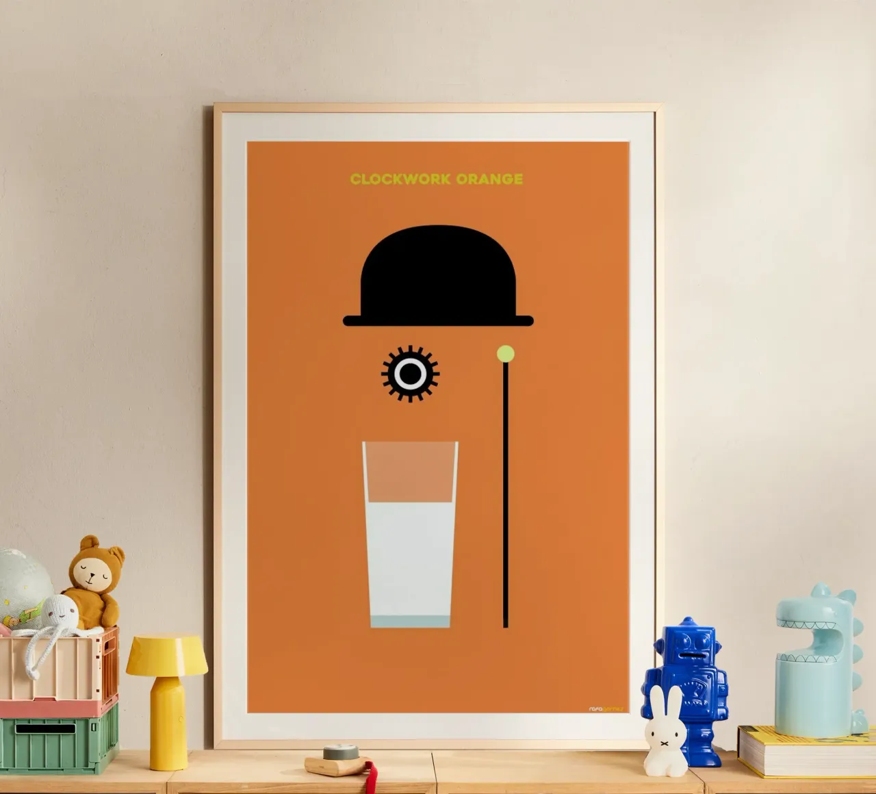 Clockwork poster by Rafa Gomes