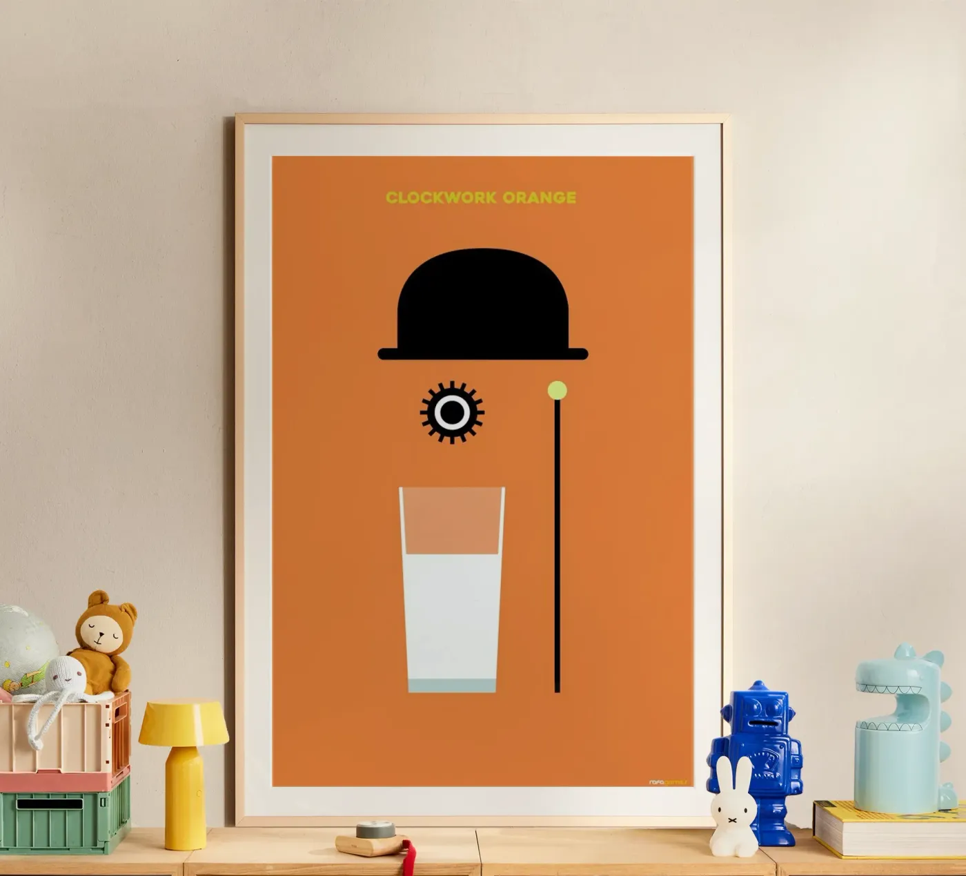 Clockwork poster van Rafa Gomes