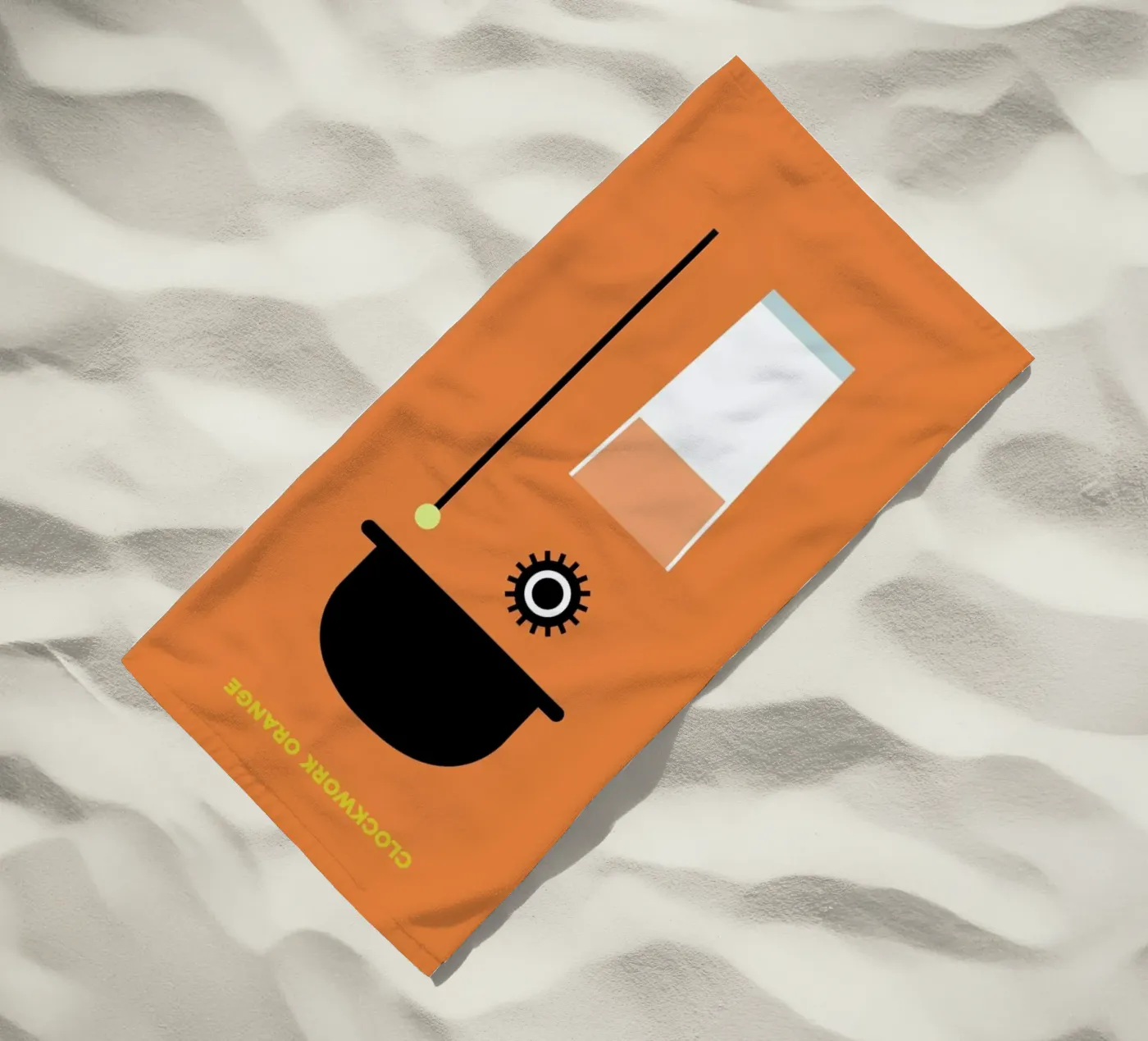 Clockwork Strandtuch von Rafa Gomes