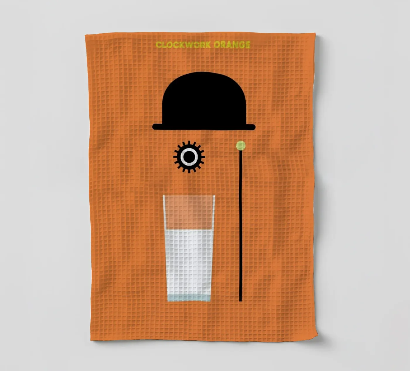 Clockwork tea towel by Rafa Gomes