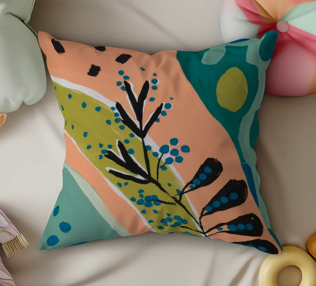Curva alba botanica cuscino da Zep Layers
