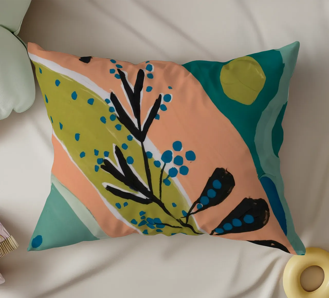 Curva alba botanica cuscino da Zep Layers