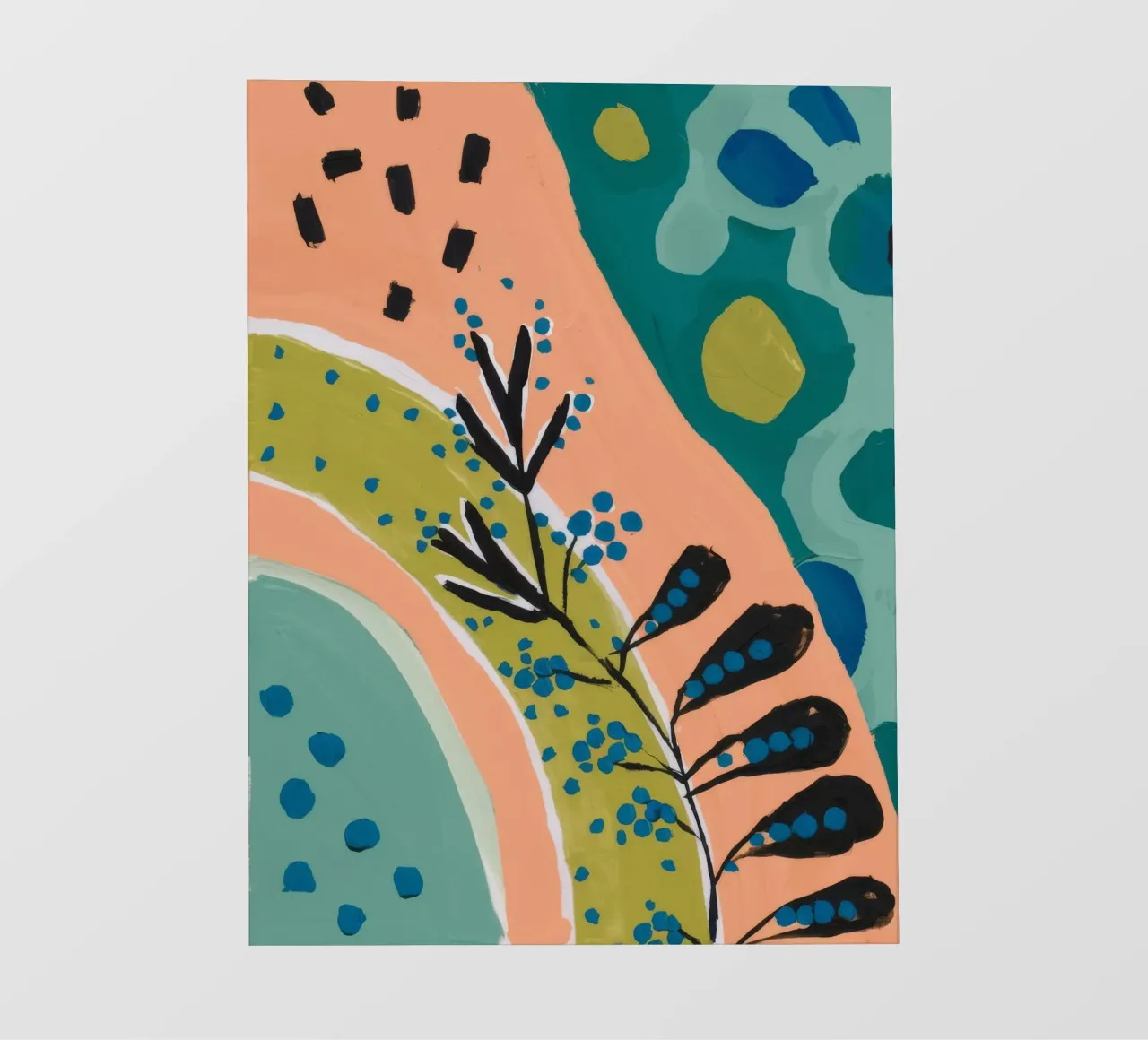 Botanical Sunrise Curve photo wallpaper by Zep Layers