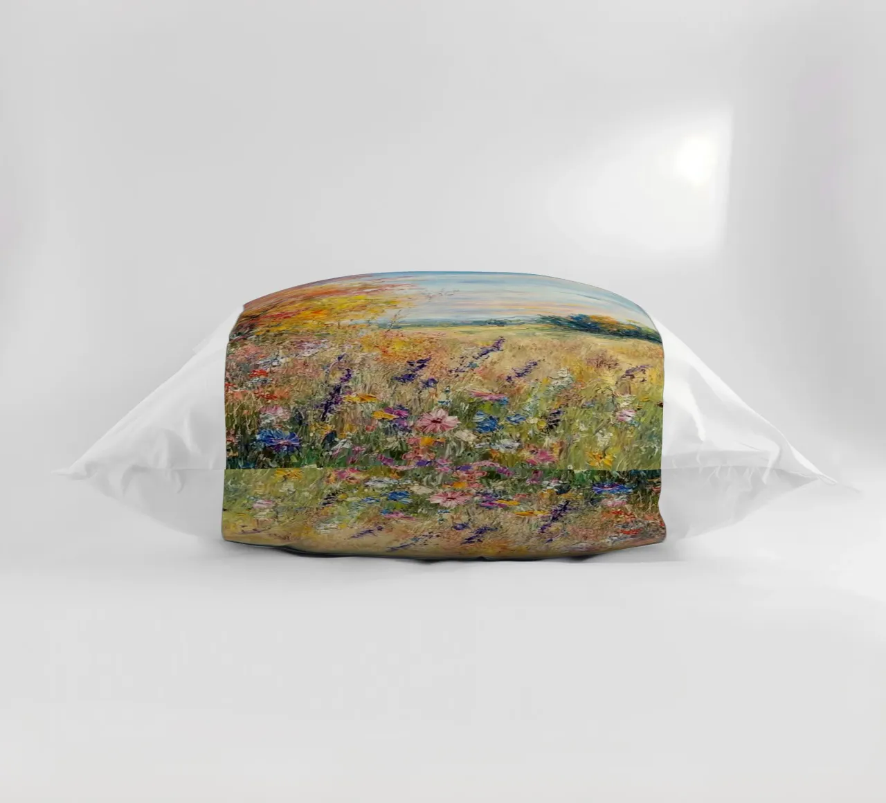 fiori selvatici alberi d'autunno claude monet cuscino da belong shop