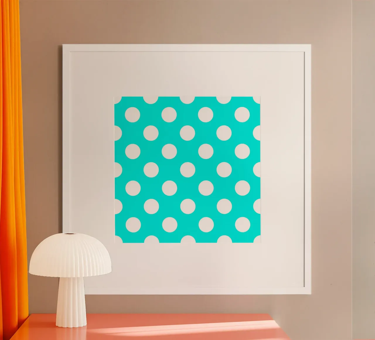 Polka Dots in Aqua Blau Hahnemühle von Happy Littles