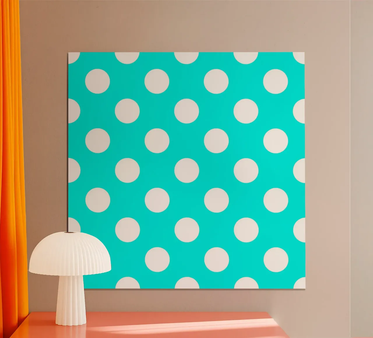 Polka Dots in Aqua Blau Hahnemühle von Happy Littles