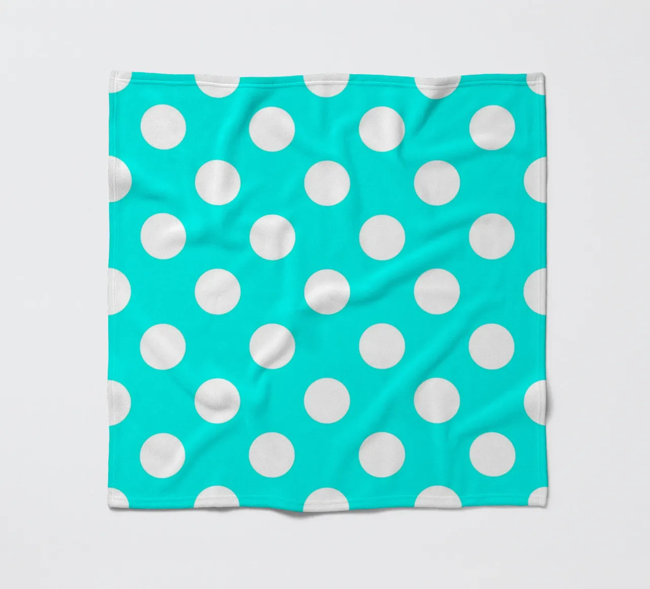 Stippen in Aqua Blauw fleecedeken van Happy Littles