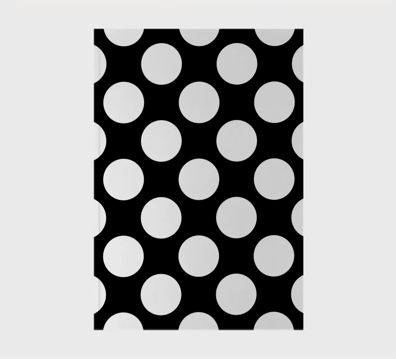 Polka Dots in Black notebook by Happy Littles