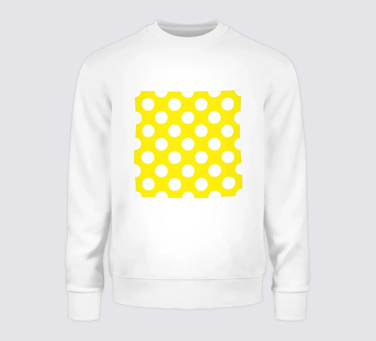 Pois en jaune vif sweat de Happy Littles