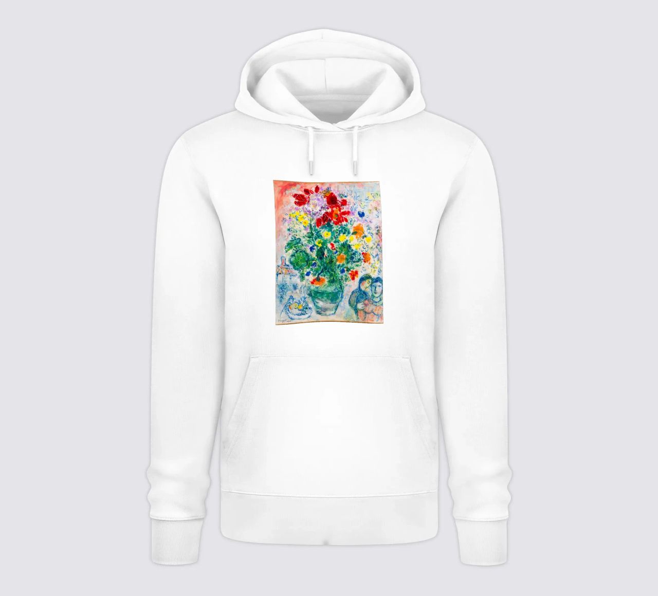 marc chagall fiore felpa con cappuccio da DuncanBennett shop