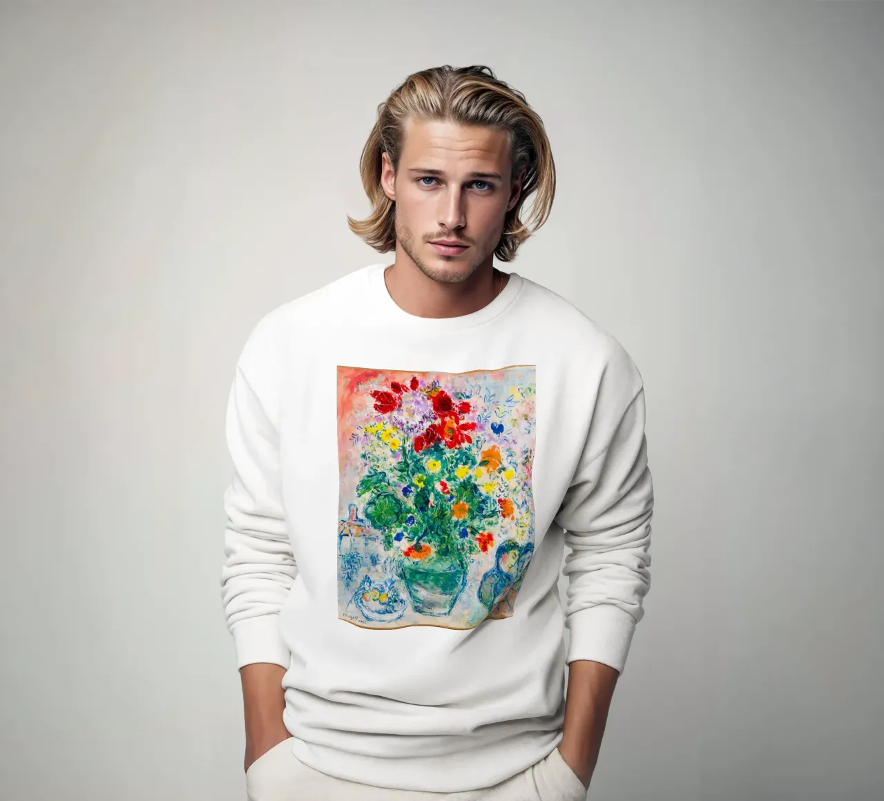 marc chagall blume Sweatshirt von DuncanBennett shop