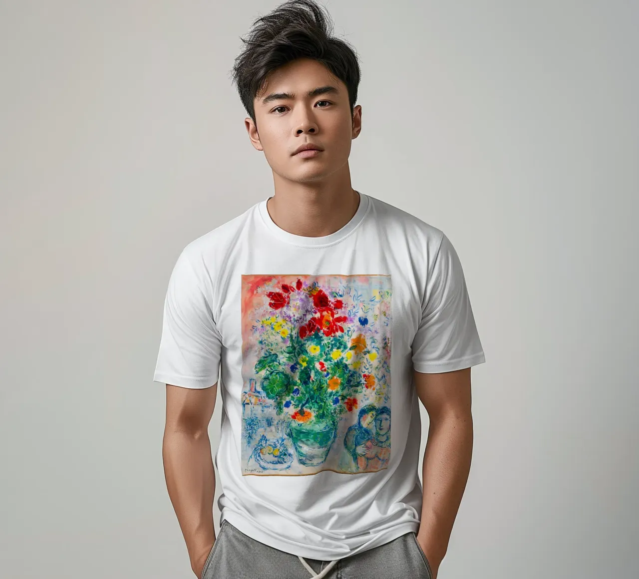 marc chagall fiore t-shirt da DuncanBennett shop