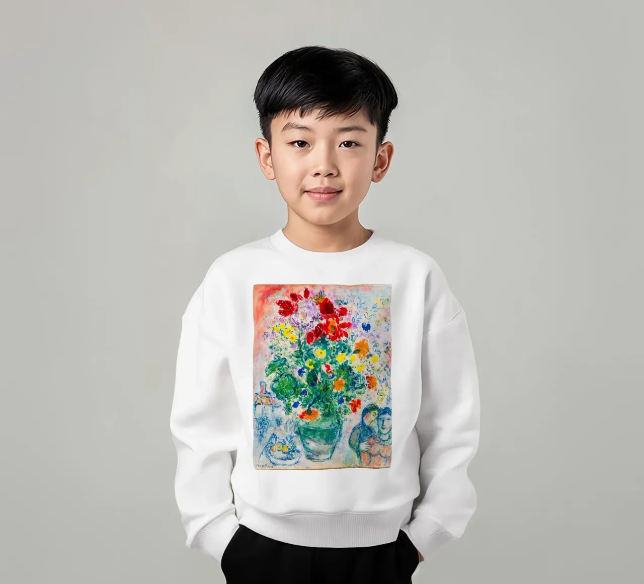 marc chagall flower kids sweatshirt by DuncanBennett shop