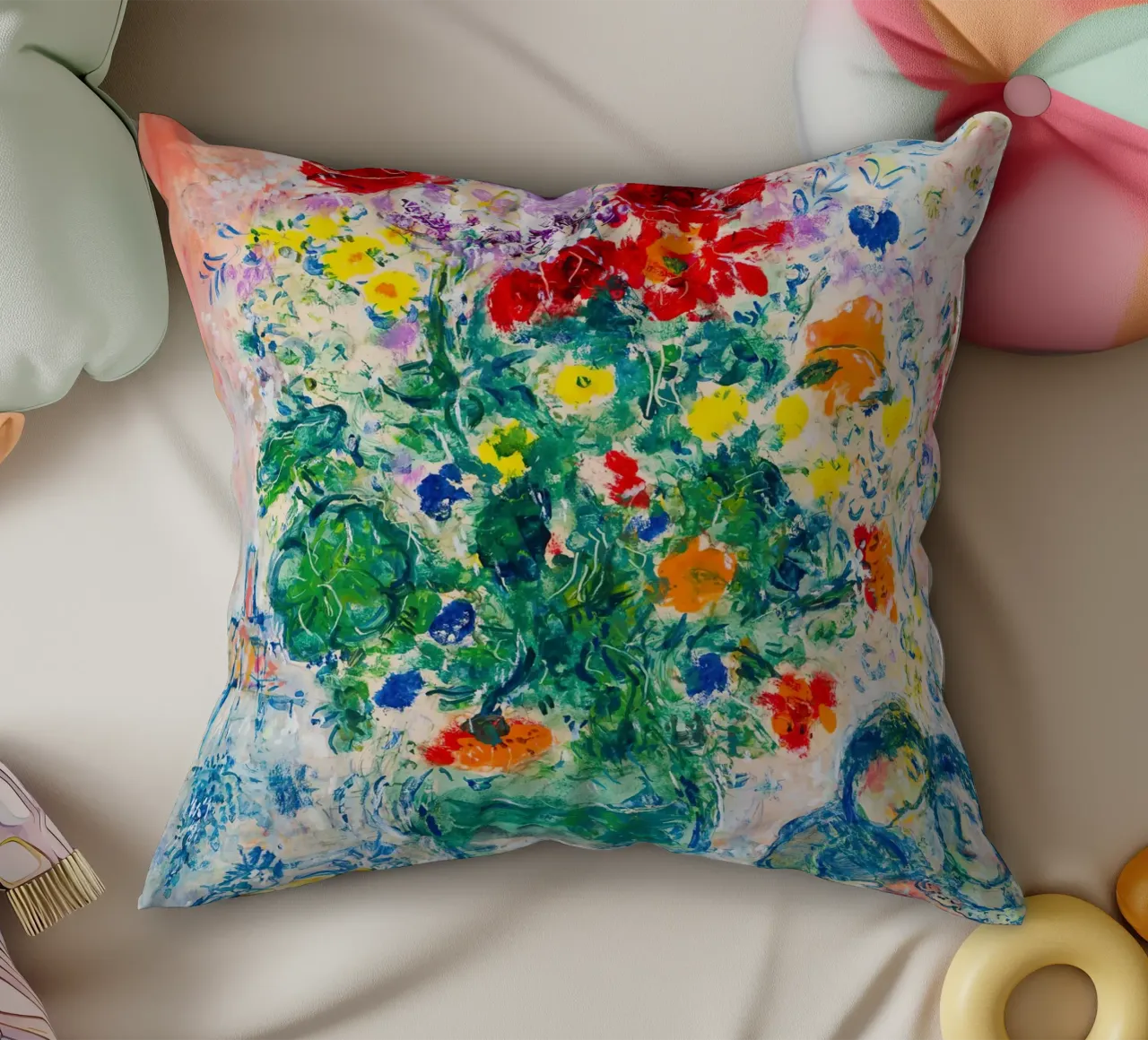 marc chagall fiore cuscino da DuncanBennett shop