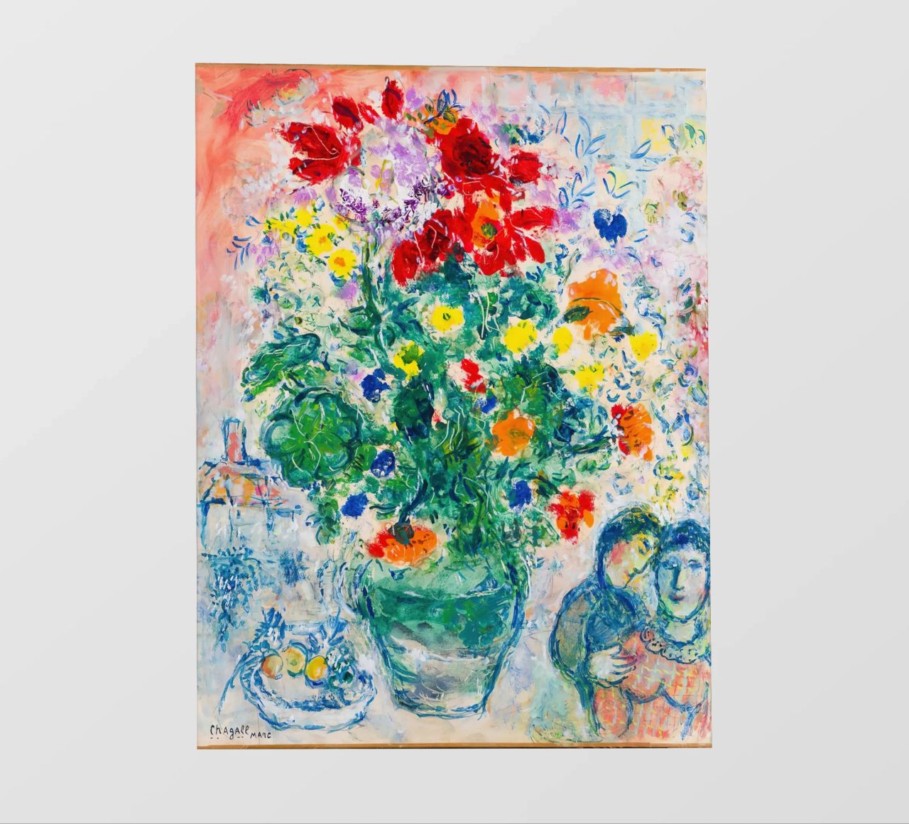 marc chagall fiore pellicola backlit da DuncanBennett shop