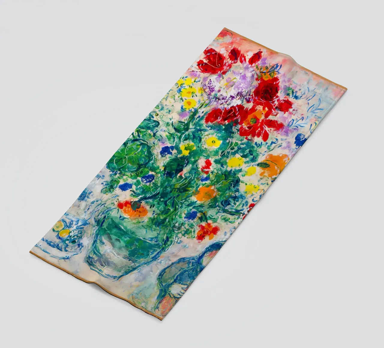 flor de marc chagall toalla de playa de DuncanBennett shop