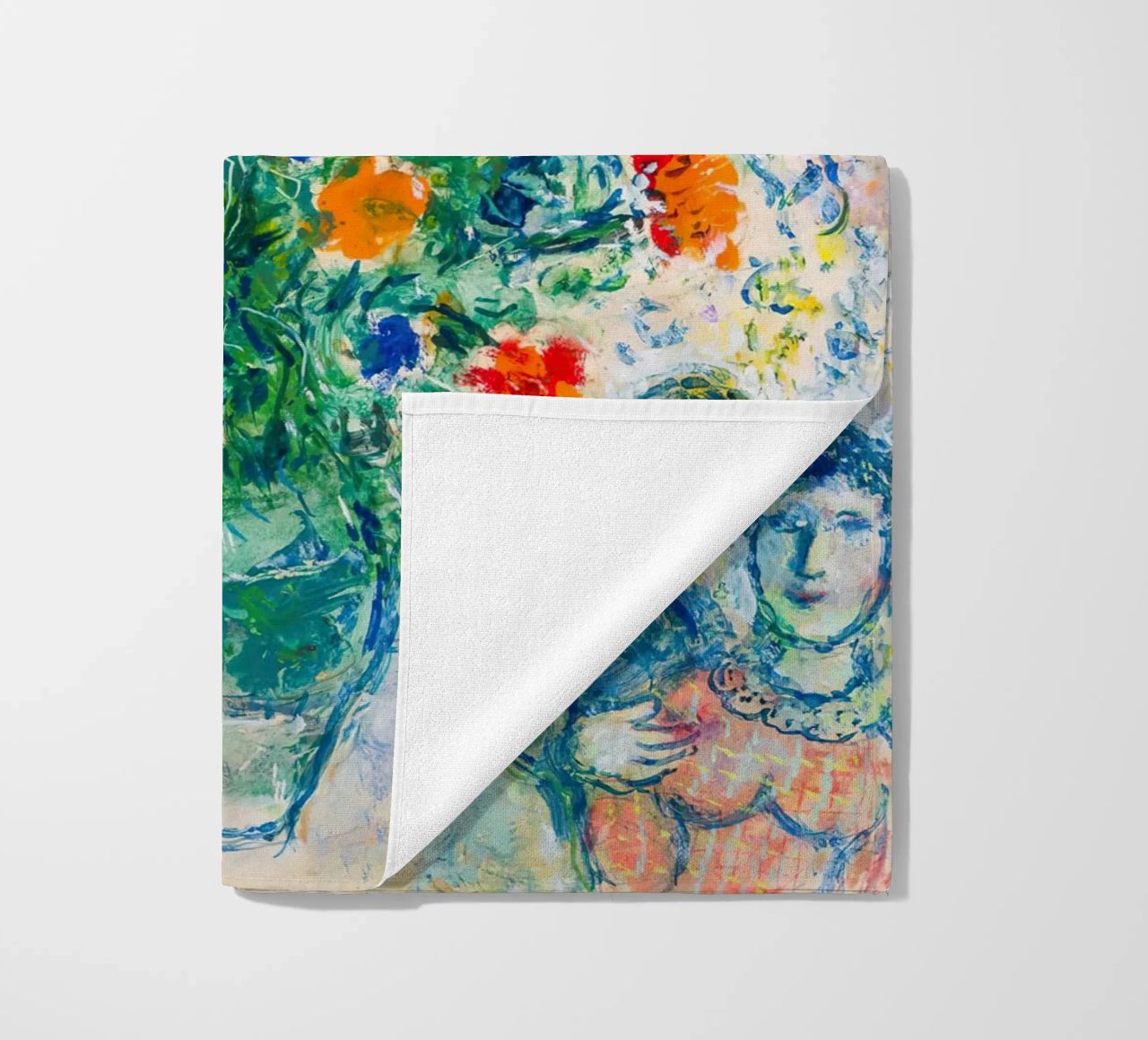 marc chagall fiore telo mare da DuncanBennett shop