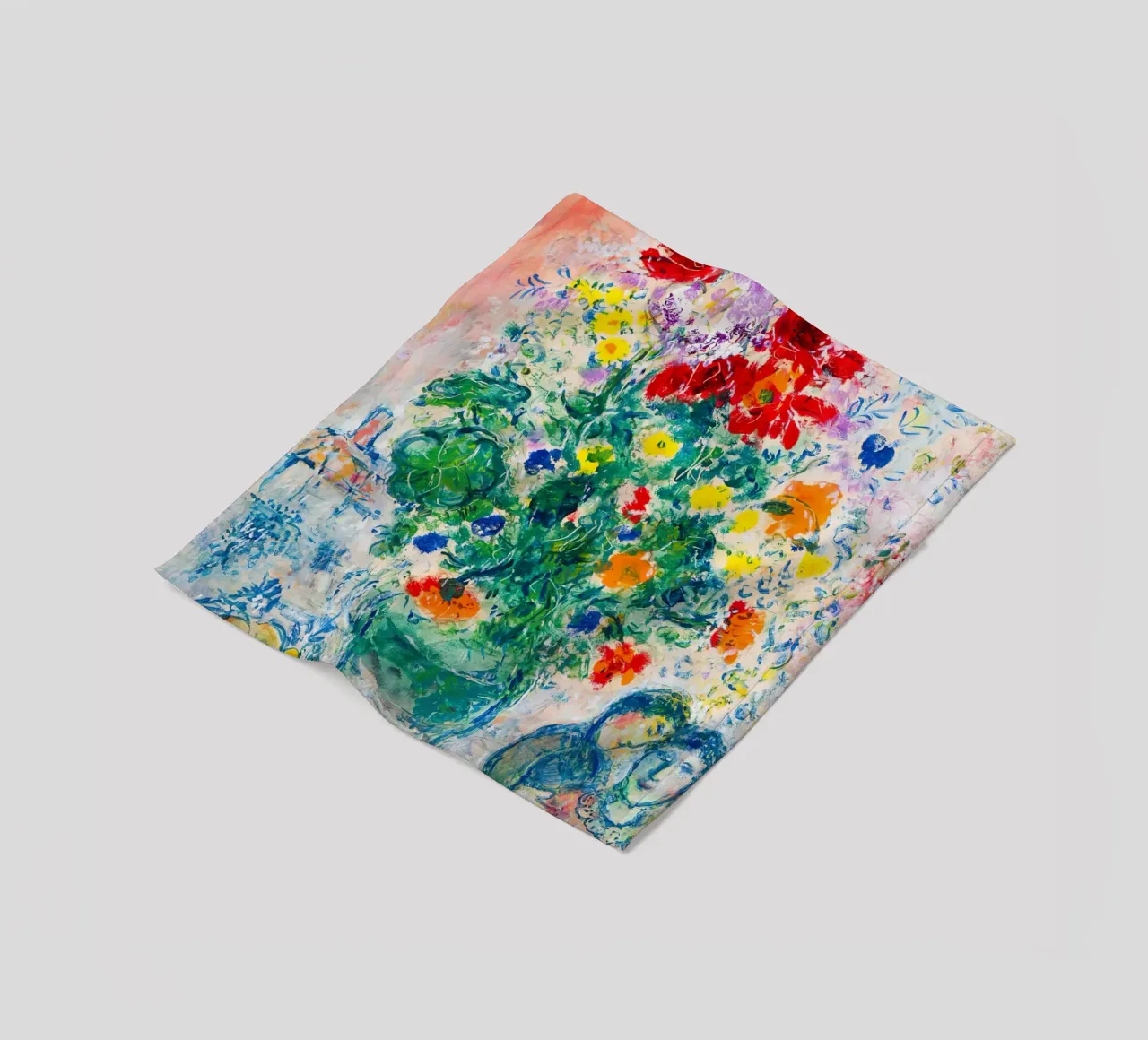 marc chagall fiore coperta in pile da DuncanBennett shop