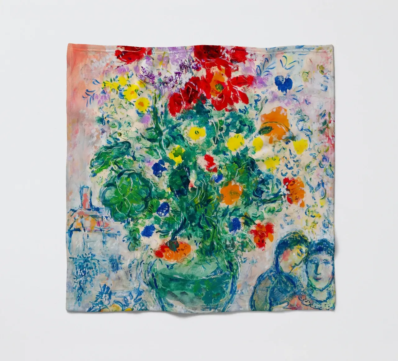 marc chagall fiore coperta in pile da DuncanBennett shop