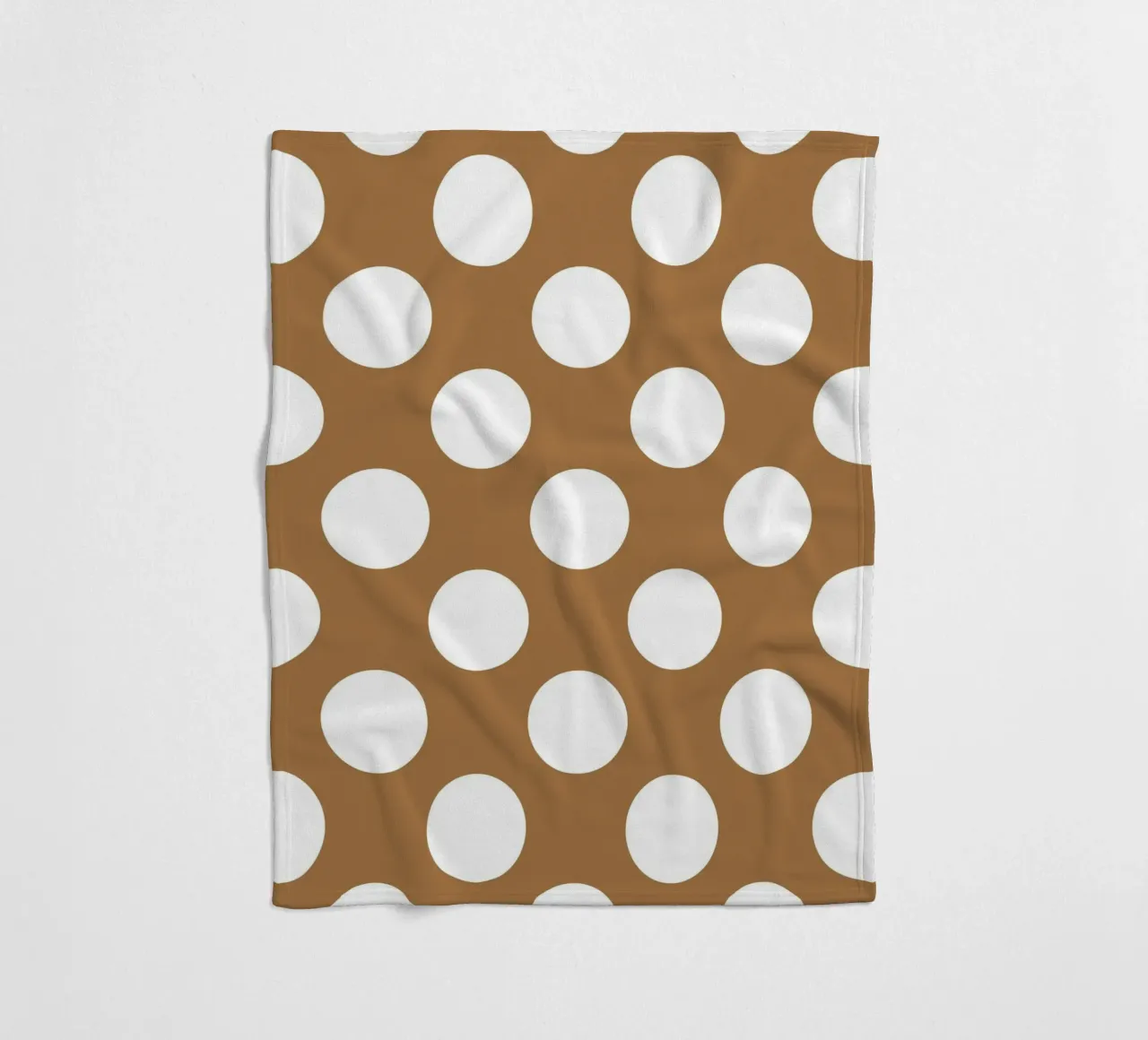 Pois in marrone coperta in pile da Happy Littles