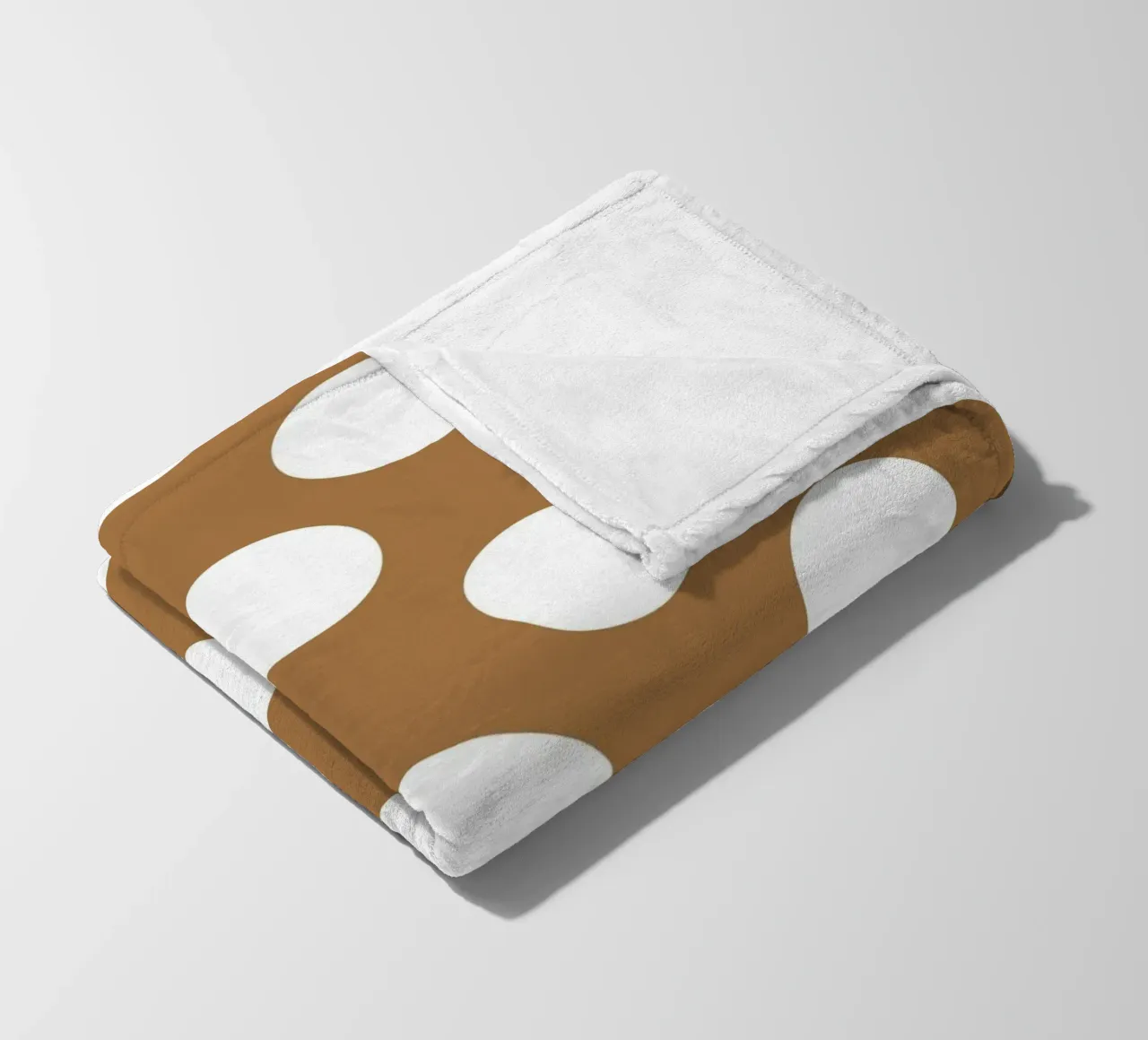 Pois in marrone coperta in pile da Happy Littles