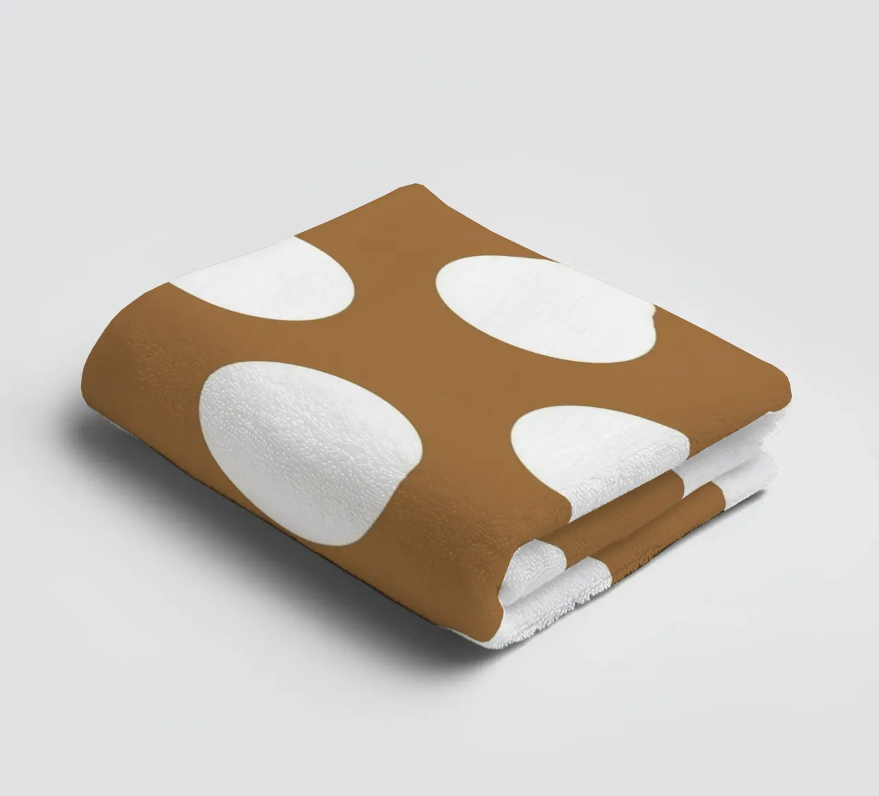Pois in marrone asciugamano da bagno da Happy Littles