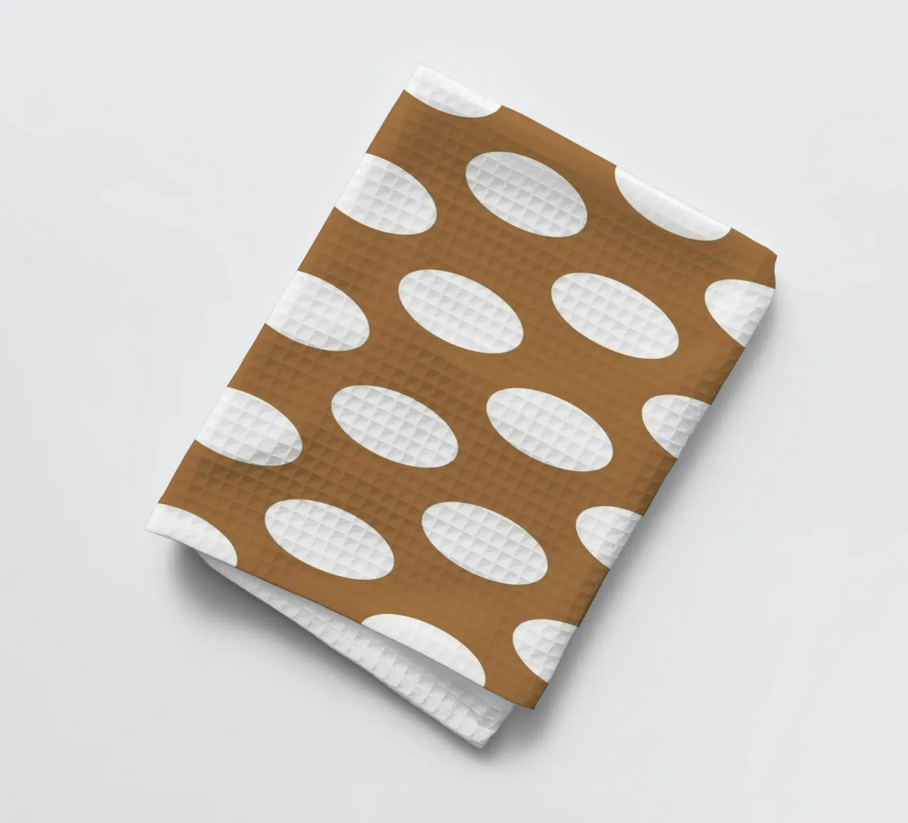 Pois in marrone canovaccio da cucina da Happy Littles