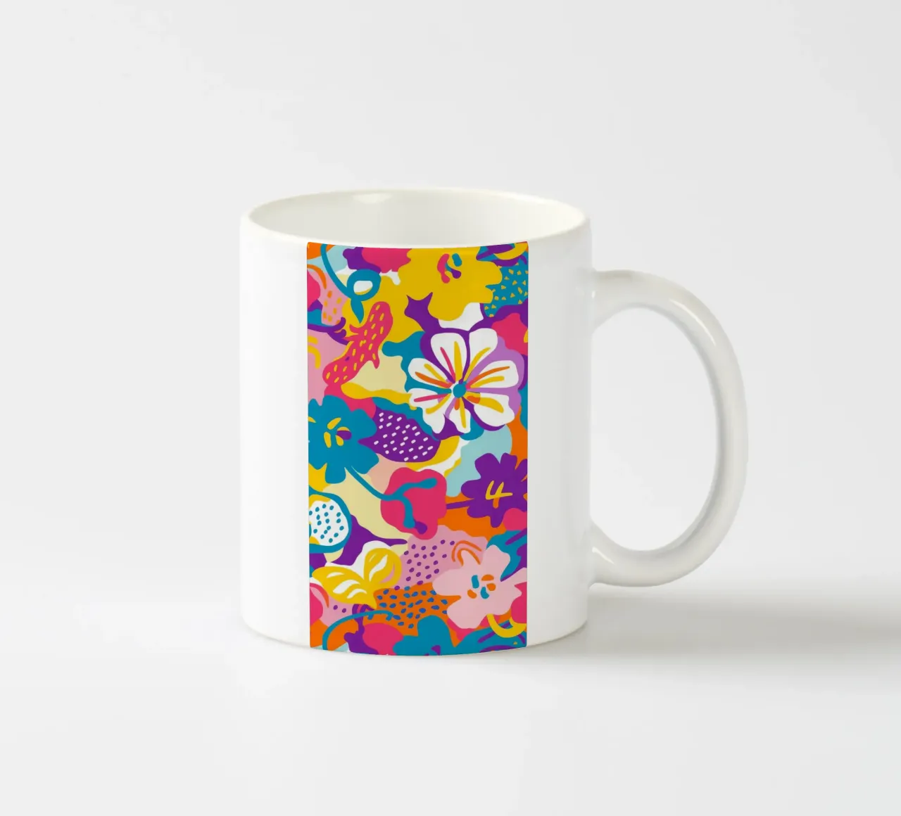 Parata floreale pop tazza in ceramica da Zep Layers