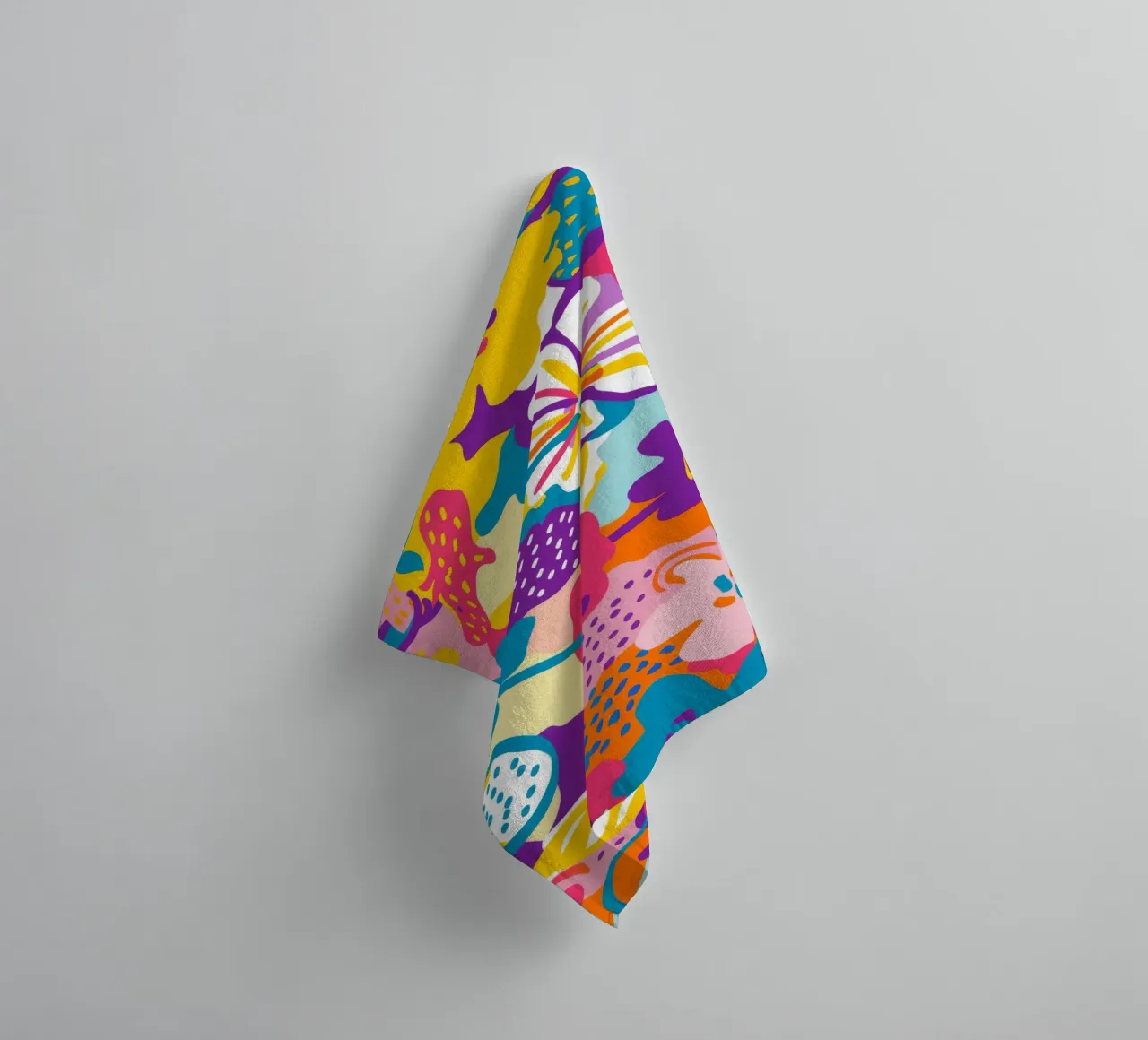 Parata floreale pop asciugamano da bagno da Zep Layers