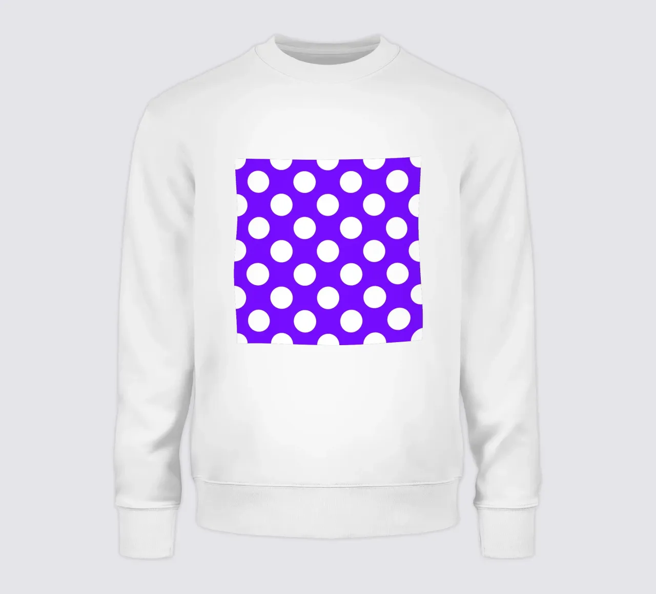 Polka Dots in Deep Purple sweatshirt by Happy Littles