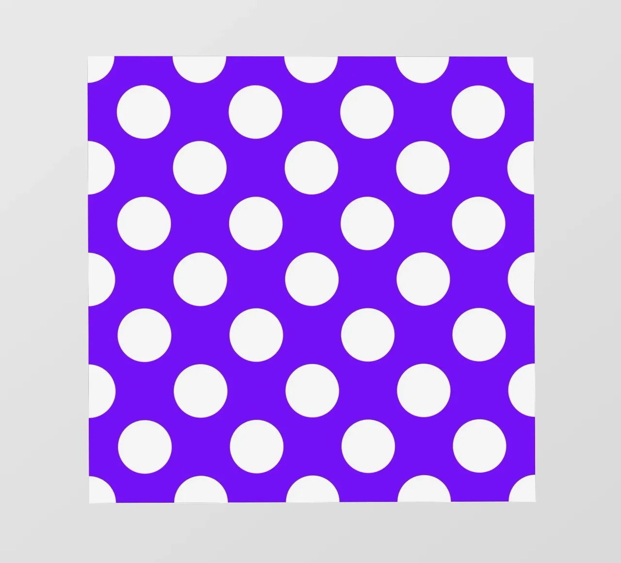 Pois in viola intenso telo in pvc da Happy Littles