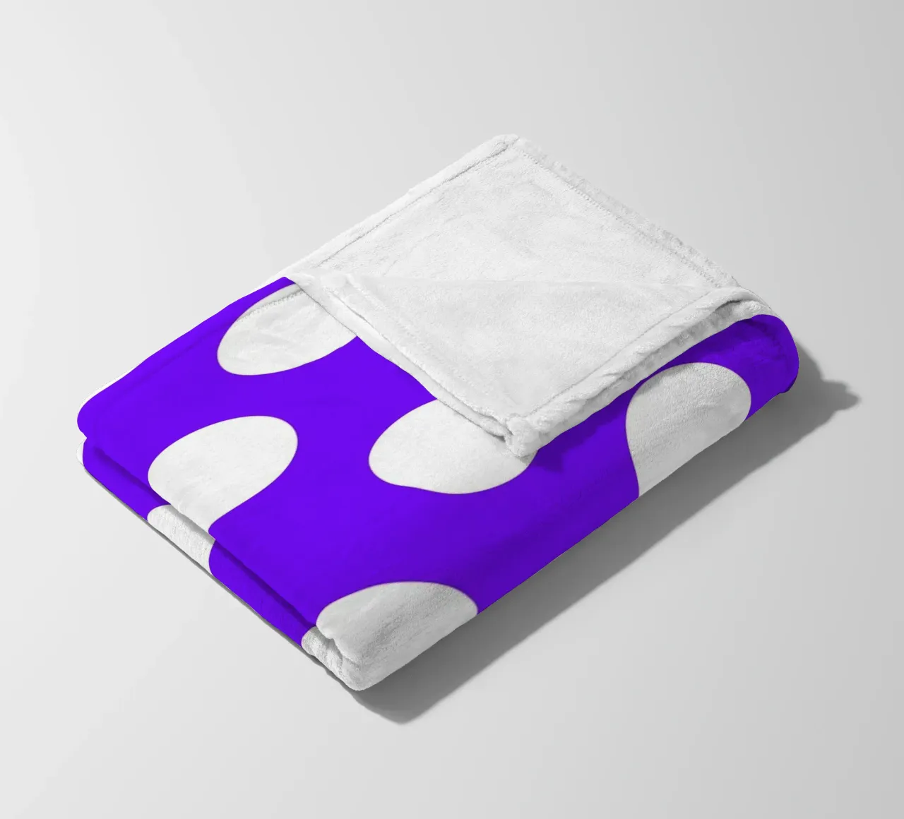 Pois in viola intenso coperta in pile da Happy Littles