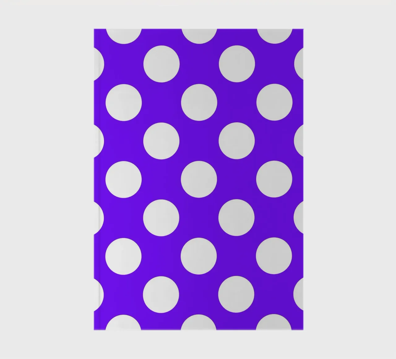 Polka Dots in Deep Purple notebook by Happy Littles