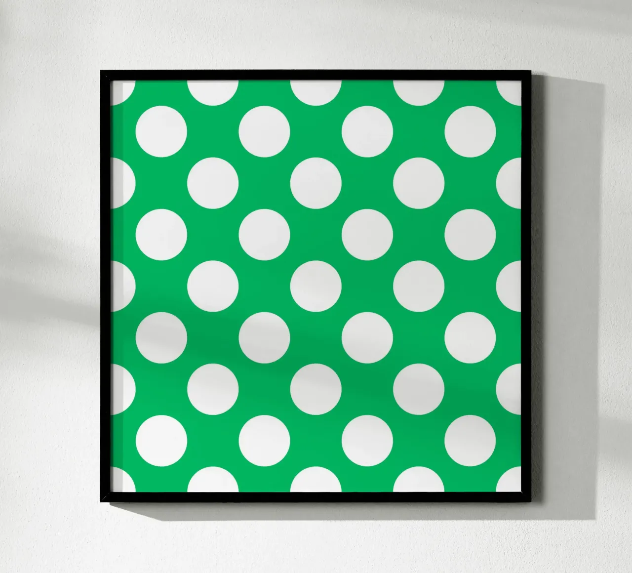 Pois en vert émeraude poster de Happy Littles