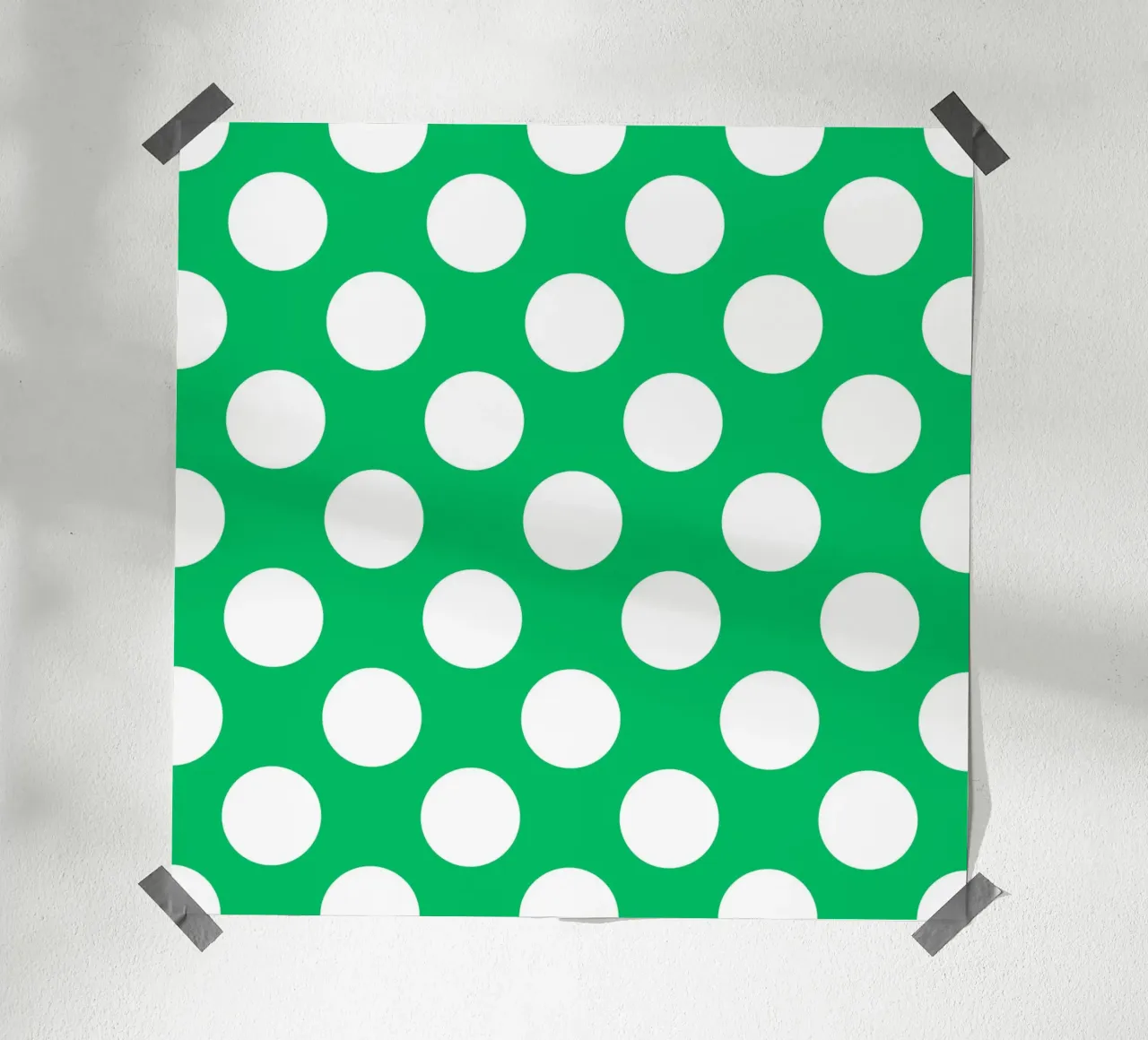 Polka Dots in Smaragdgrün Hahnemühle von Happy Littles