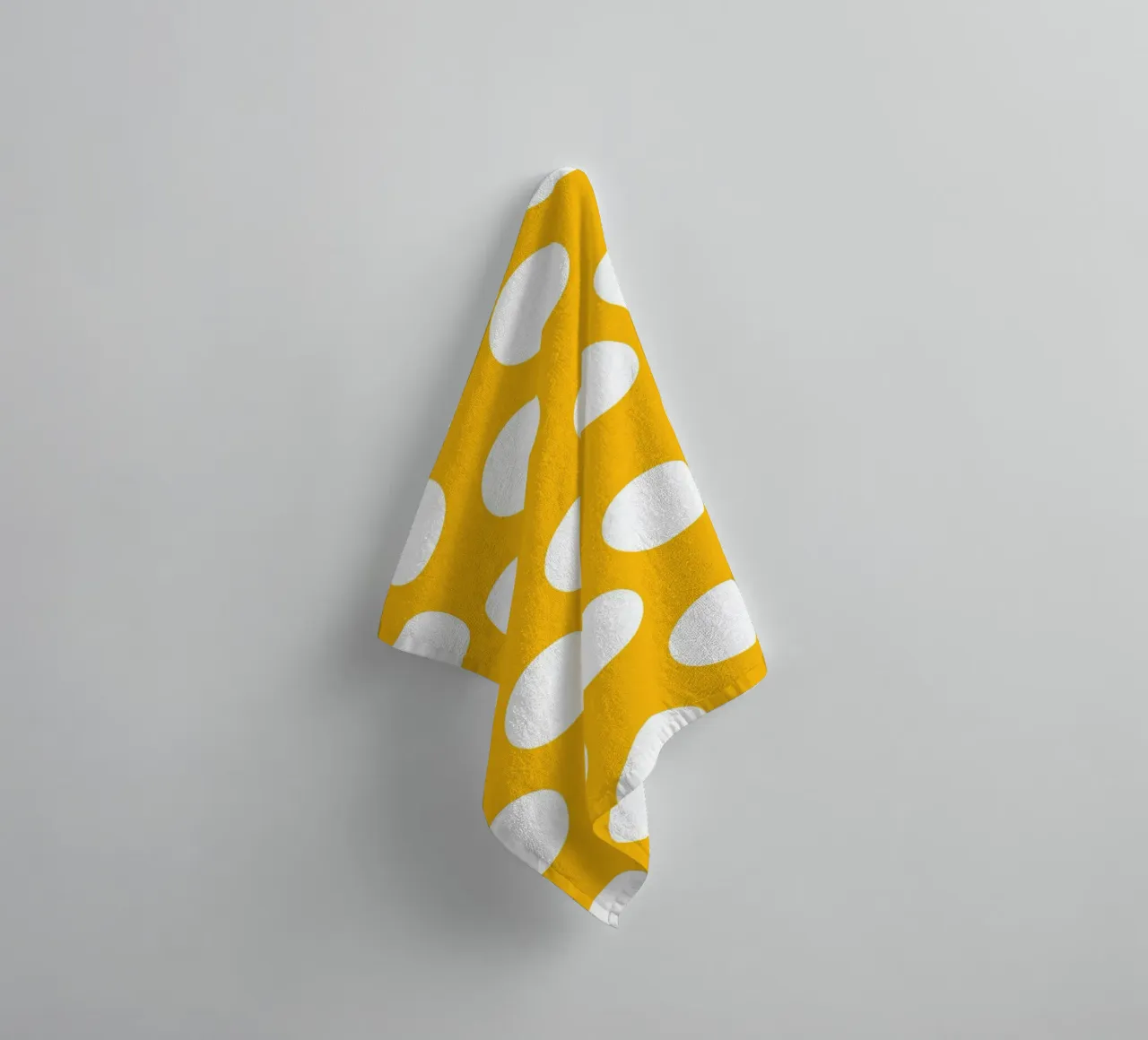 Pois en jaune d'or serviette de bain de Happy Littles