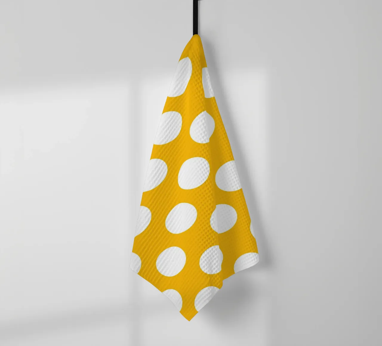 Pois en jaune d'or torchon de Happy Littles