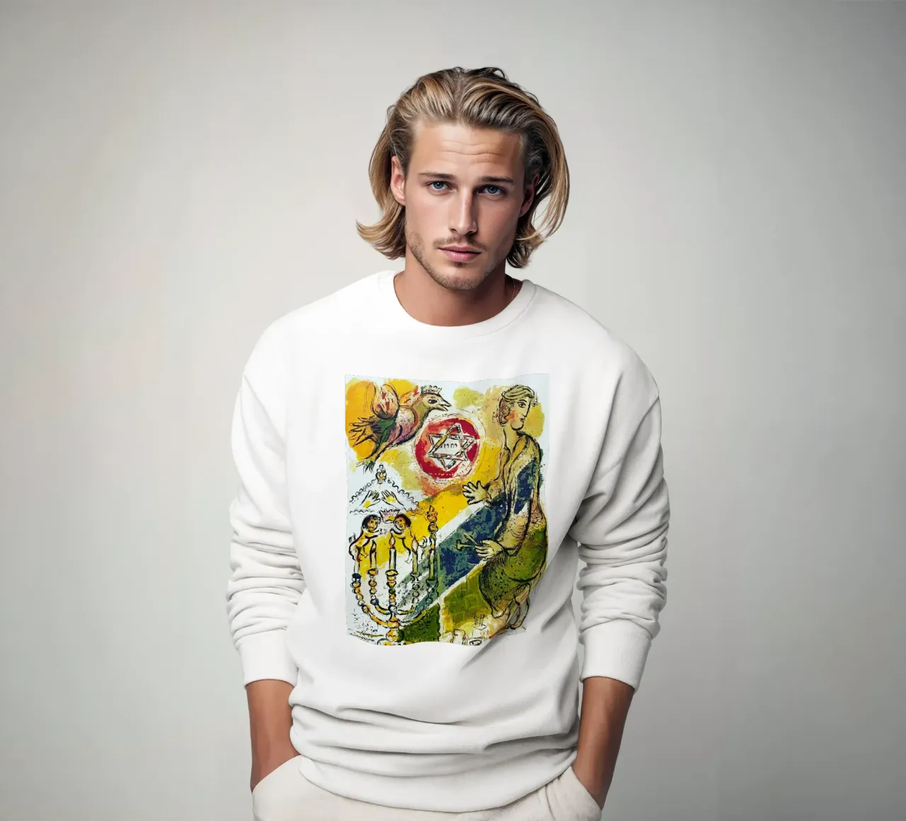 MARC CHAGALL Exodus - Davidstern Sweatshirt von DuncanBennett shop