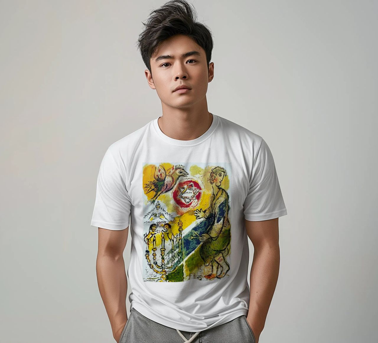 MARC CHAGALL Esodo - Stella di Davide t-shirt da DuncanBennett shop